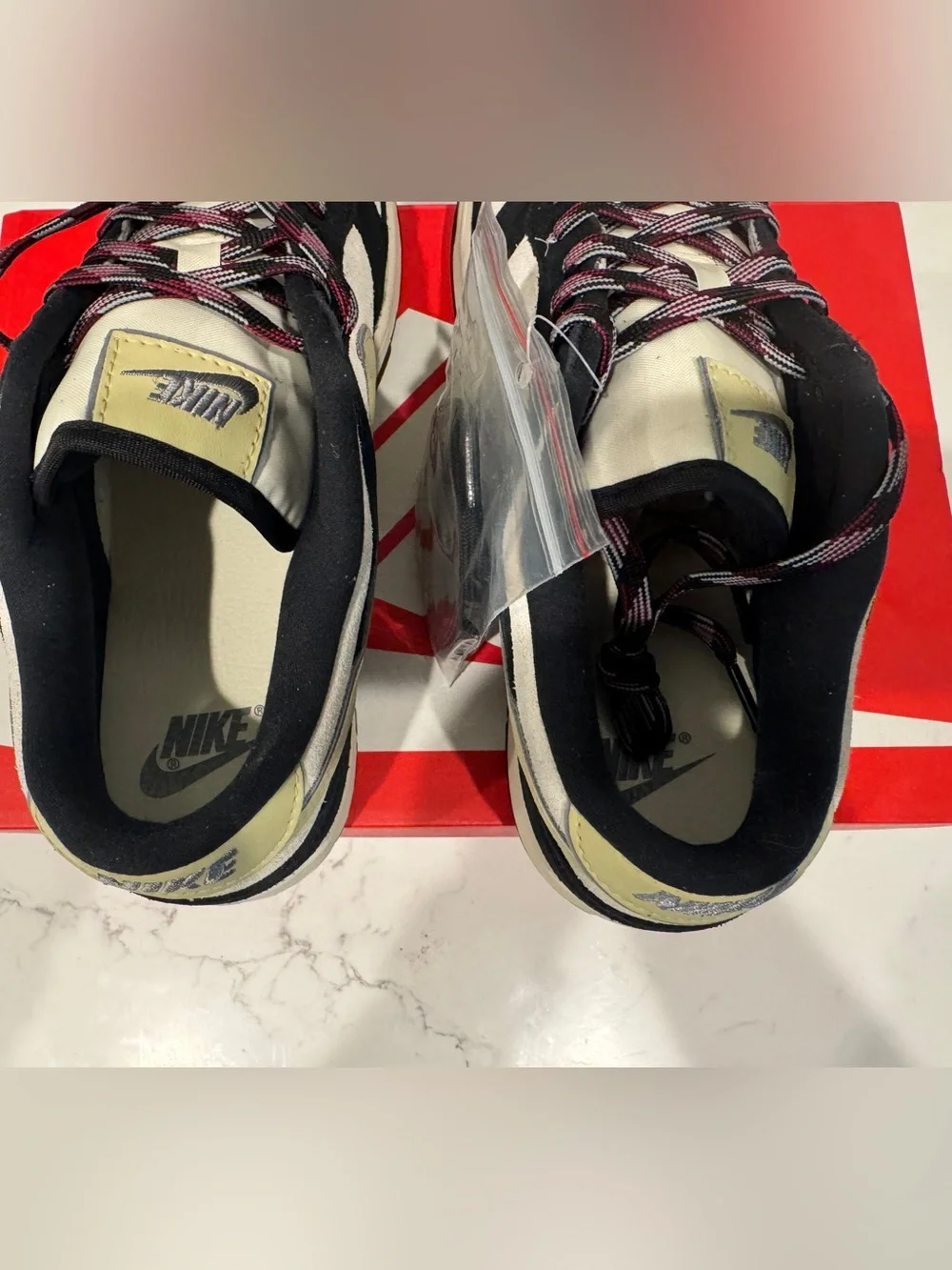 Nike Dunk Low LX Black Team Gold Coconut Milk Mens 10.5 Womens 12 DV3054-001